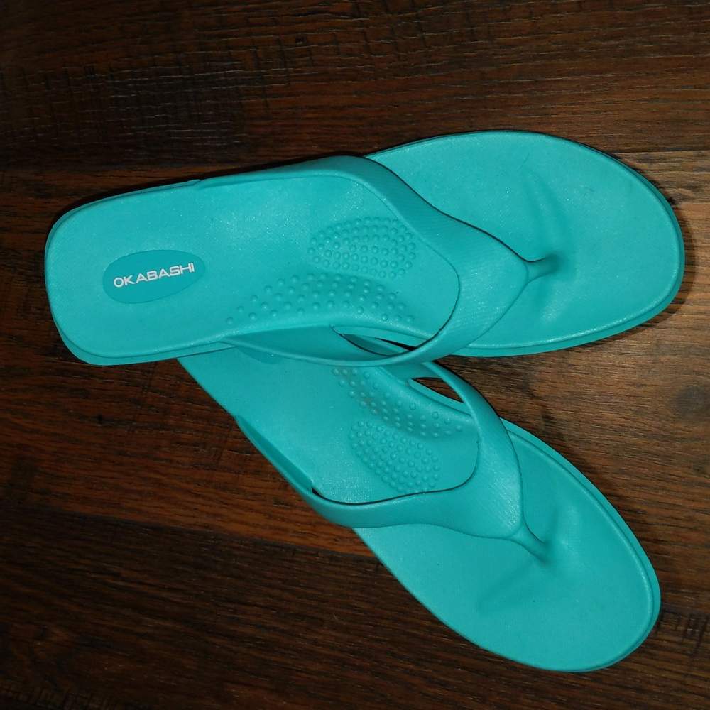 Okabashi wedge sandals